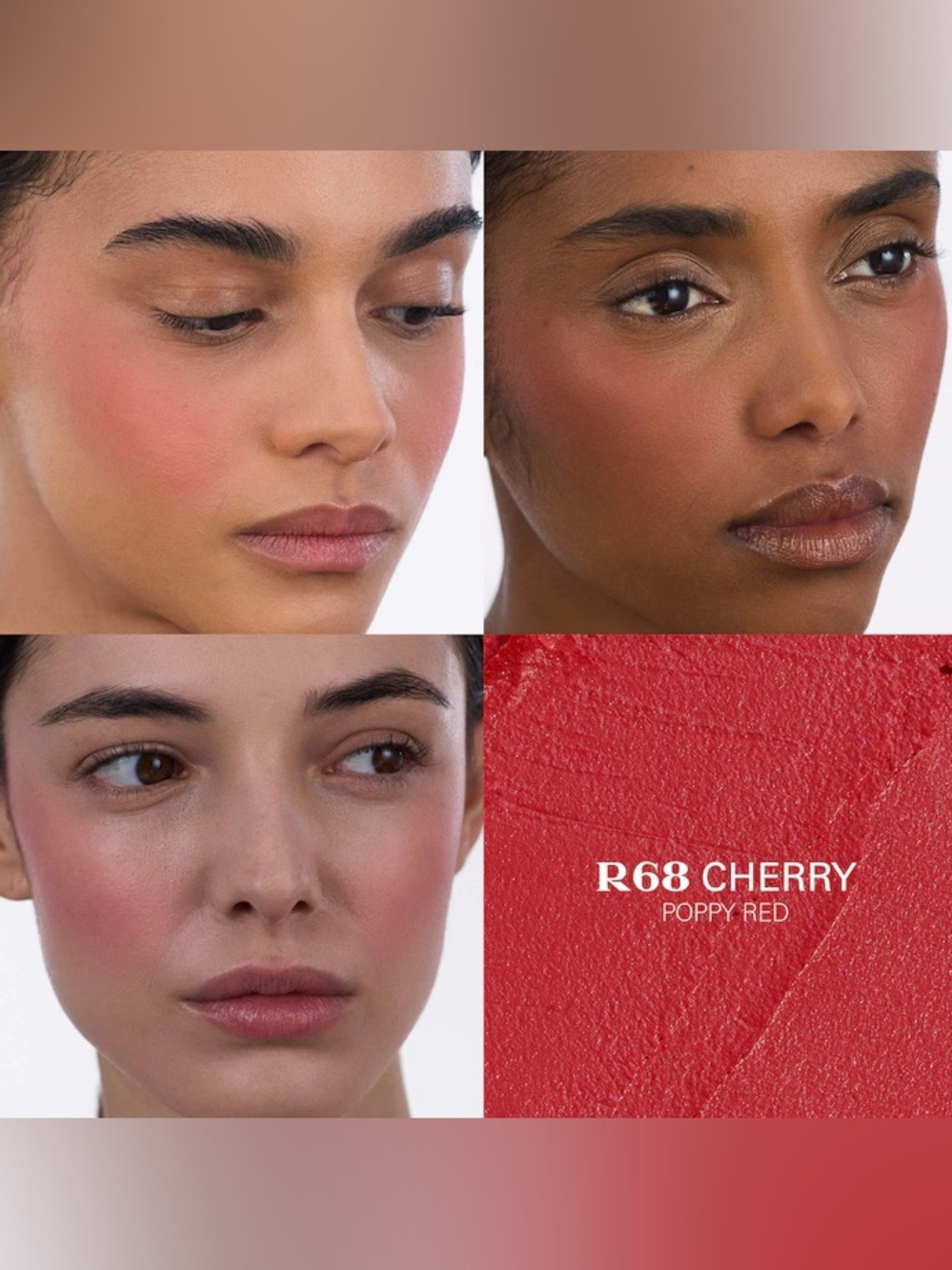 Prada Touch Cream-to-Powder Blush - R68 Cherry - Picture 3 of 4